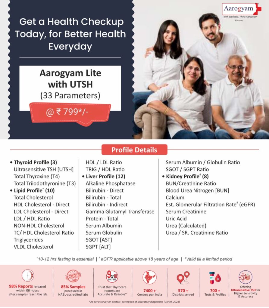 Aarogyam Lite @ ₹ 799*/-